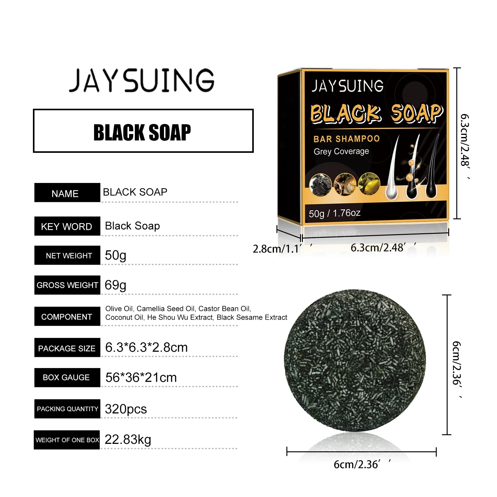 Darkening Hair Soap