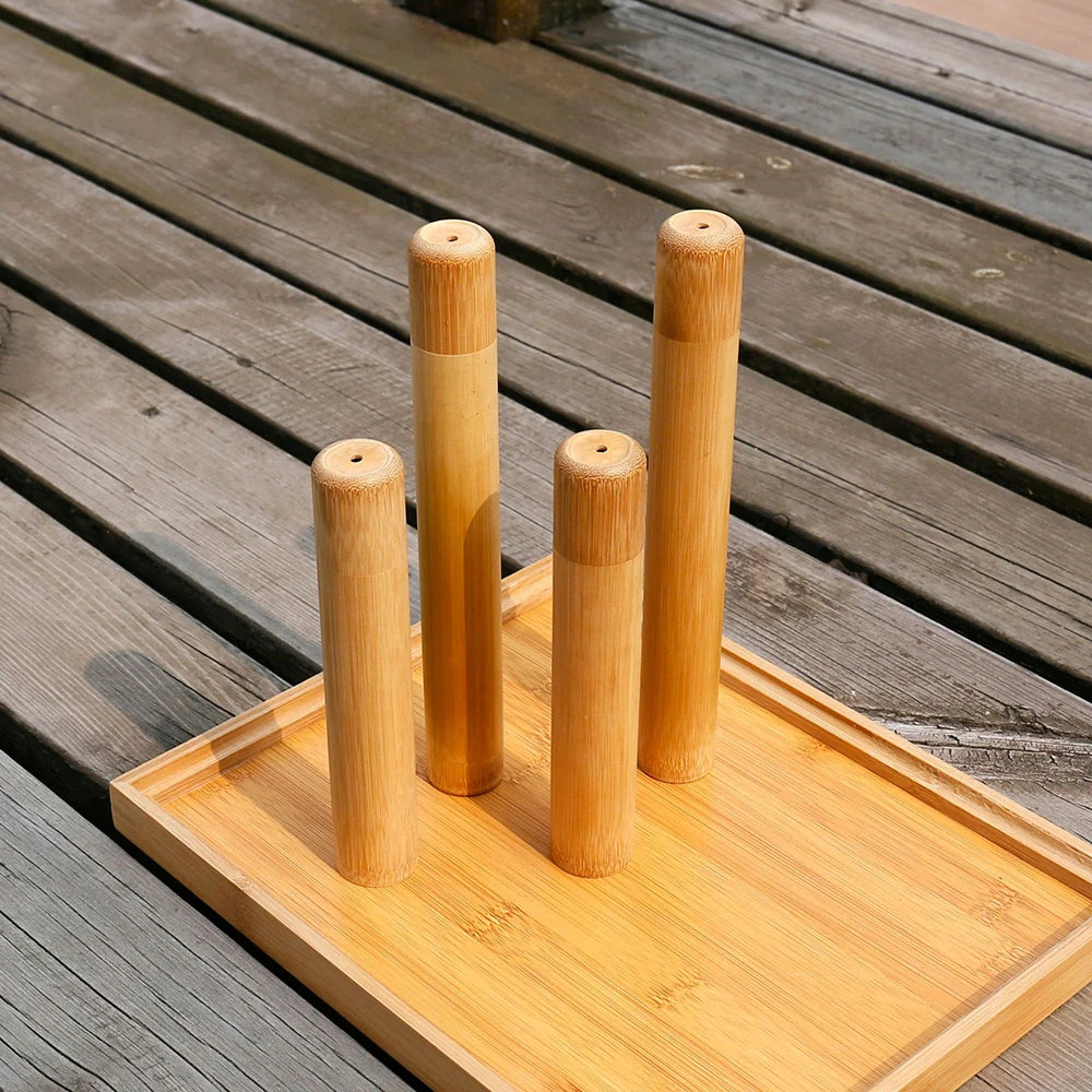 Natural Eco Friendly Bamboo Toothbrush Travel Case