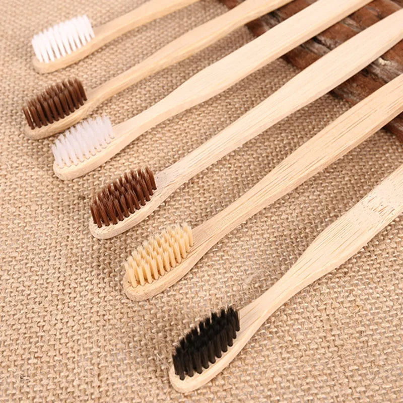 Eco Friendly Soft Bristle Wooden Tooth Brush