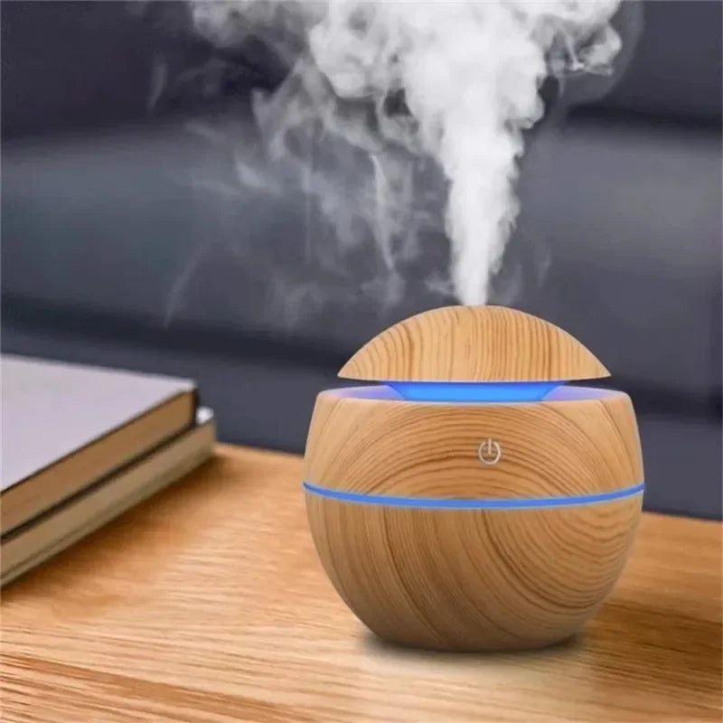 Mini Imitation Wood Sonic Humidifier