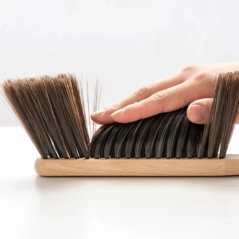 Natural Wood Bristles Brush