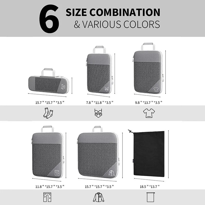 Lightweight Mesh Luggage Organizer