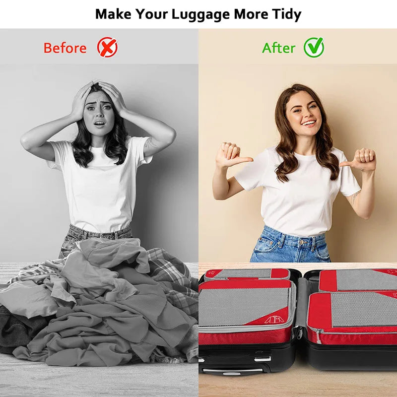 Lightweight Mesh Luggage Organizer