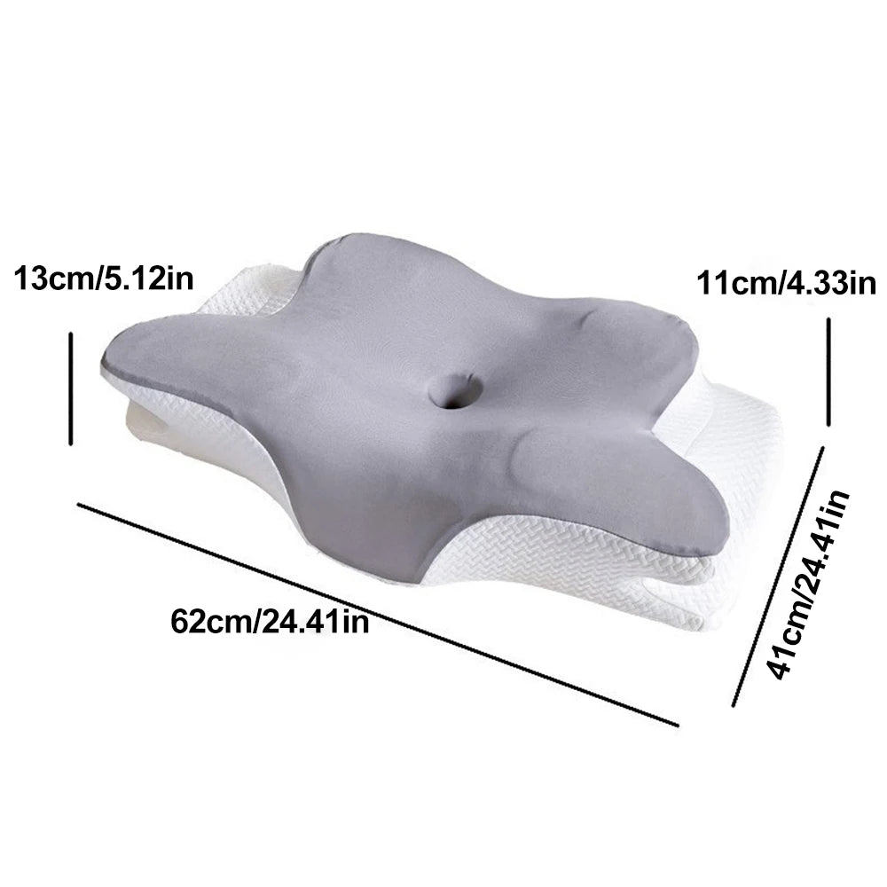 Butterfly Sleep Memory Neck Pillow