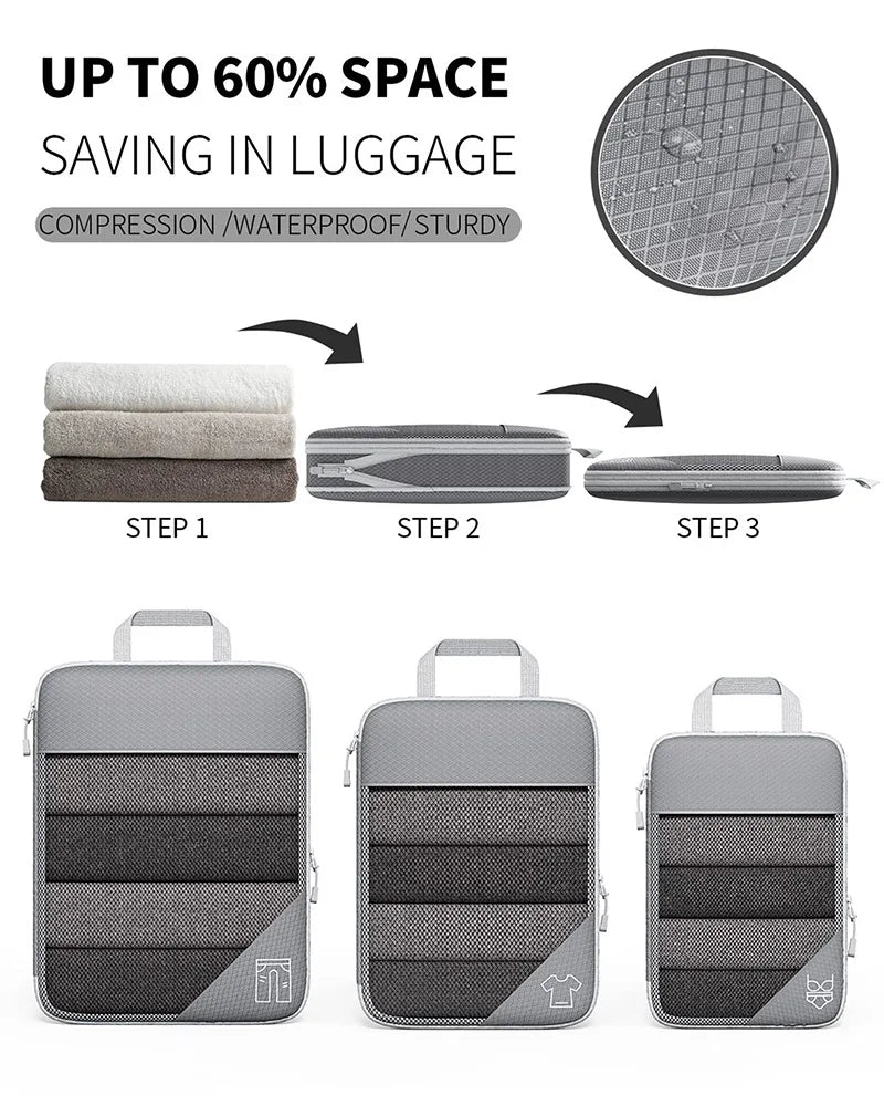 Lightweight Mesh Luggage Organizer