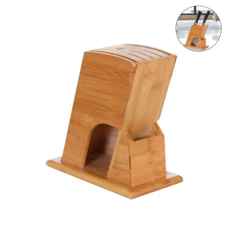 Bamboo Wood Knife Holder