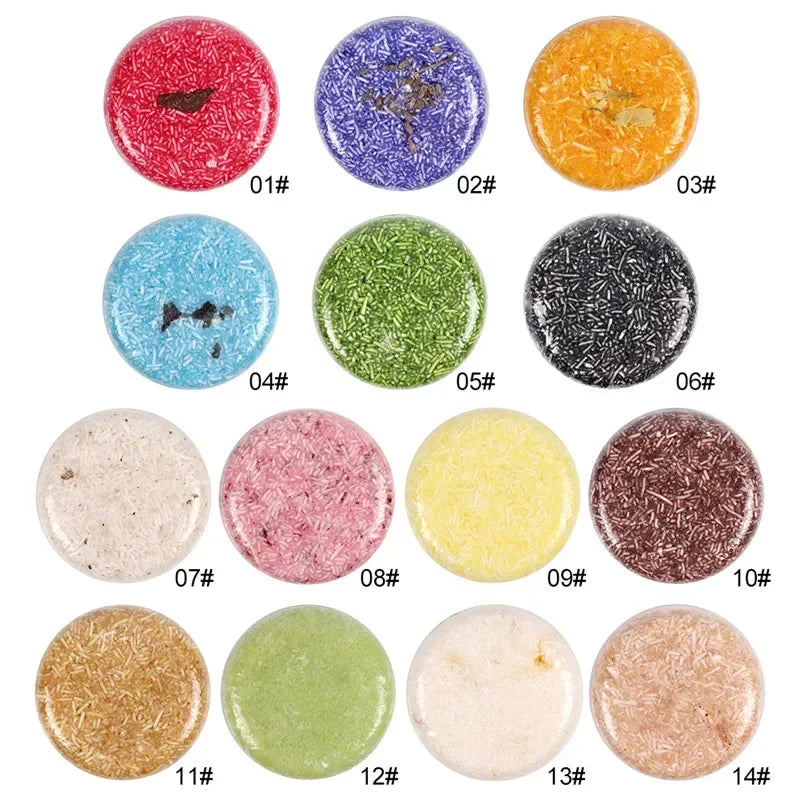 12 Colors Fashion Handmade Hair Shampoo
