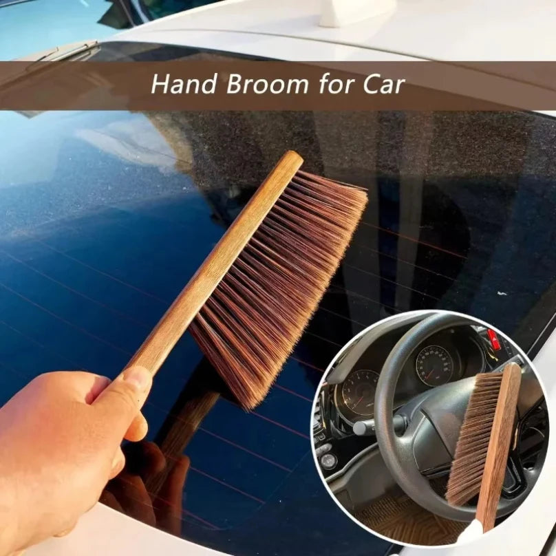 Natural Wood Bristles Brush