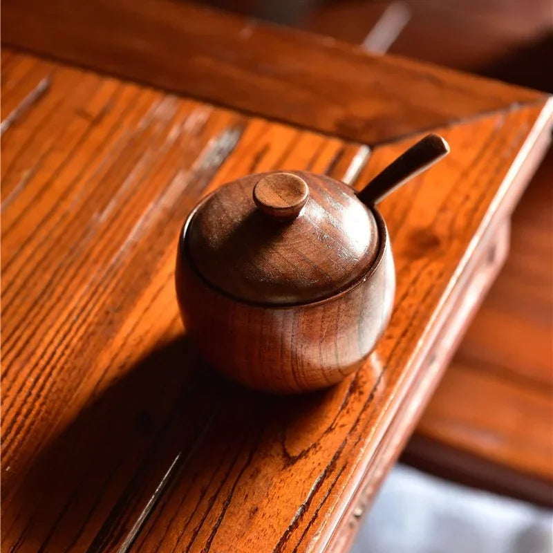 Vintage wooden Salt Shaker