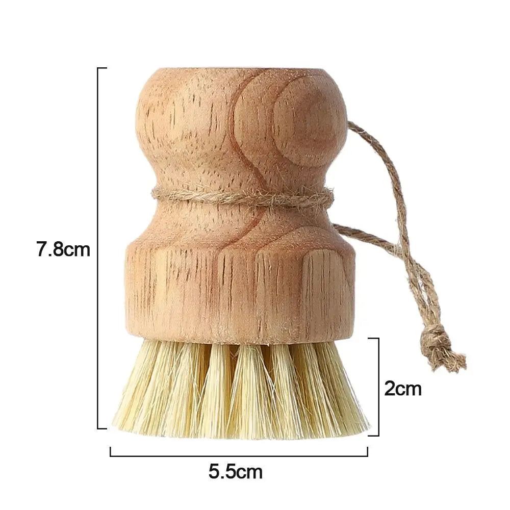 2pcs Bamboo Dish Scrub
