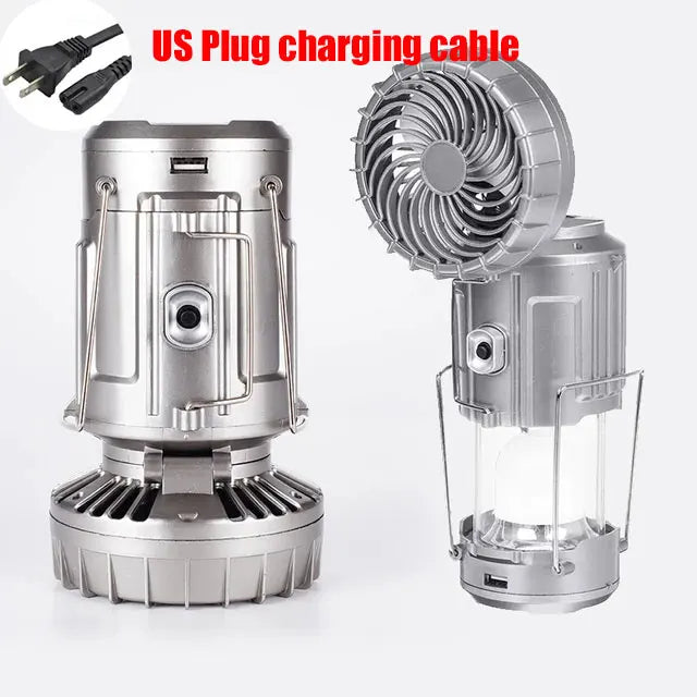Rechargeable Solar Camping Lanterns & Electric Fan