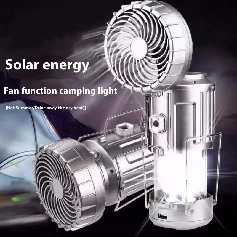 Rechargeable Solar Camping Lanterns & Electric Fan