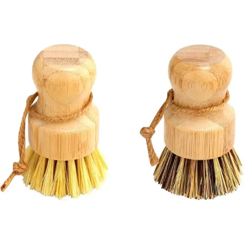 2pcs Bamboo Dish Scrub