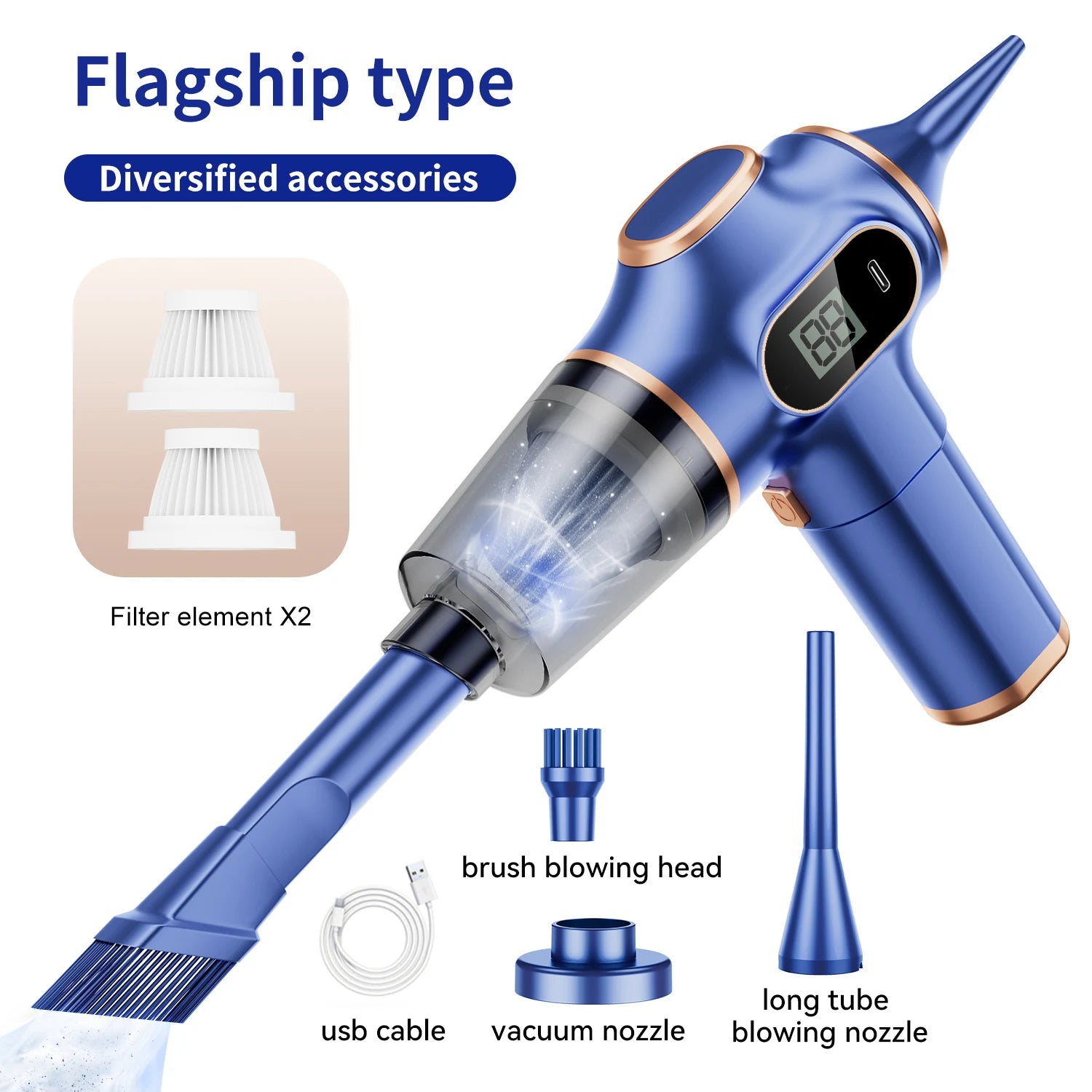 Wireless Vacuum Cleaner for Home & Car