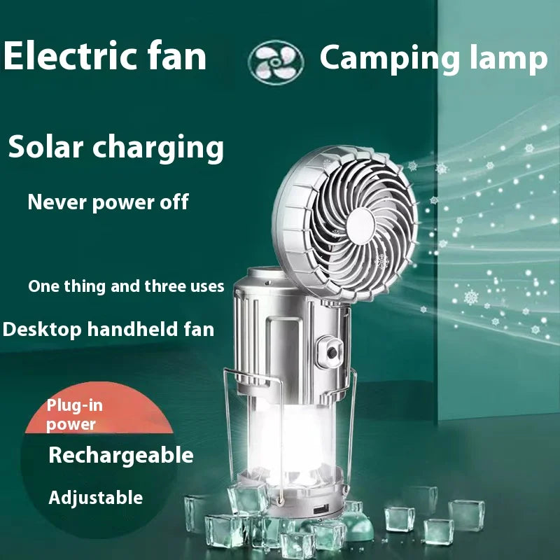 Rechargeable Solar Camping Lanterns & Electric Fan