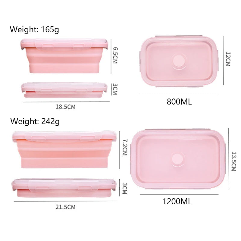 Silicone Foldable Lunch Box