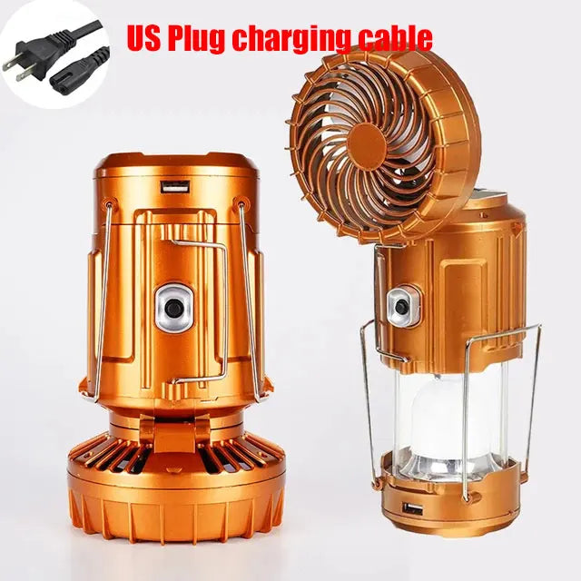 Rechargeable Solar Camping Lanterns & Electric Fan