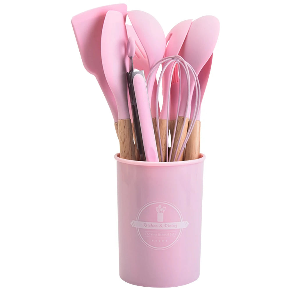 12PCS Silicone Kitchen Utensils Set