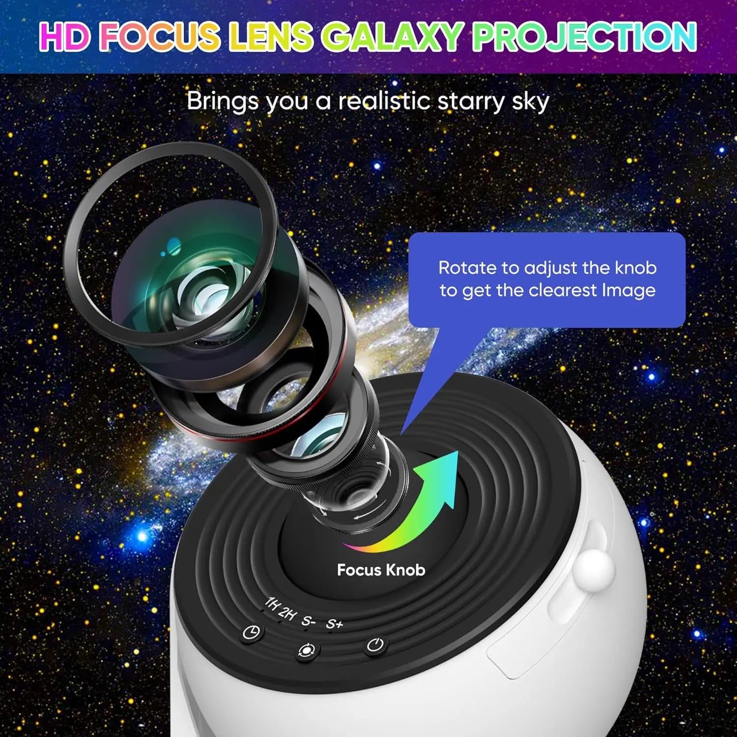Galaxy Projector Starry Sky 360°