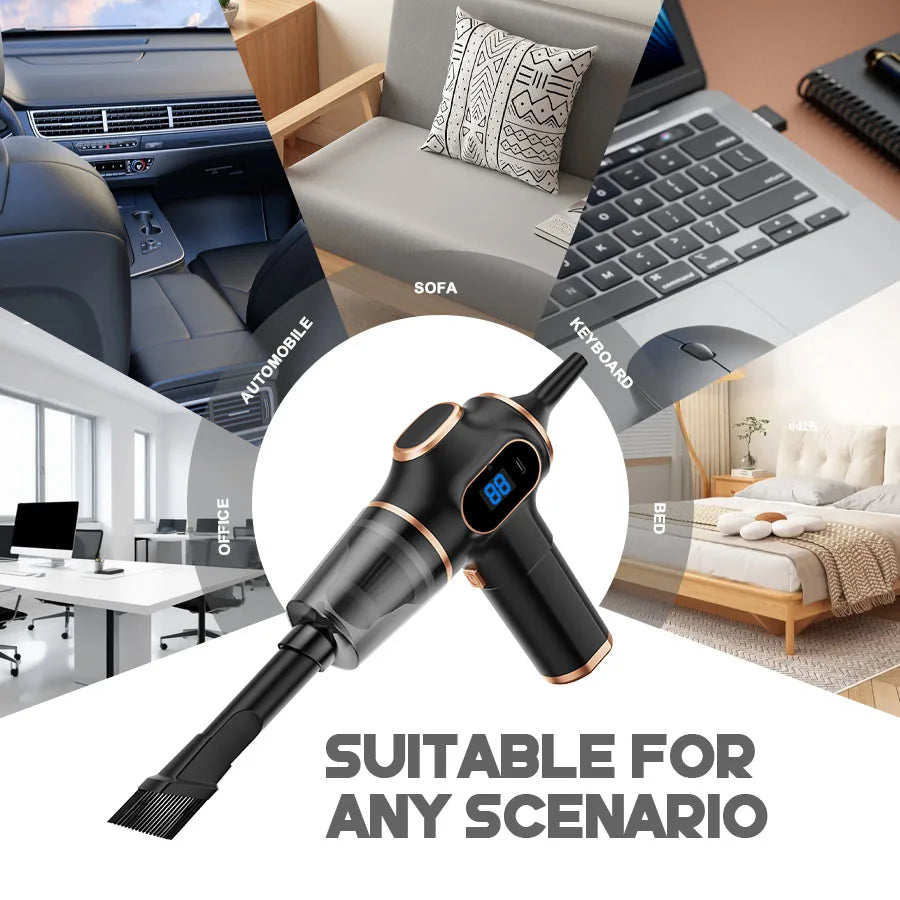 Wireless Vacuum Cleaner for Home & Car
