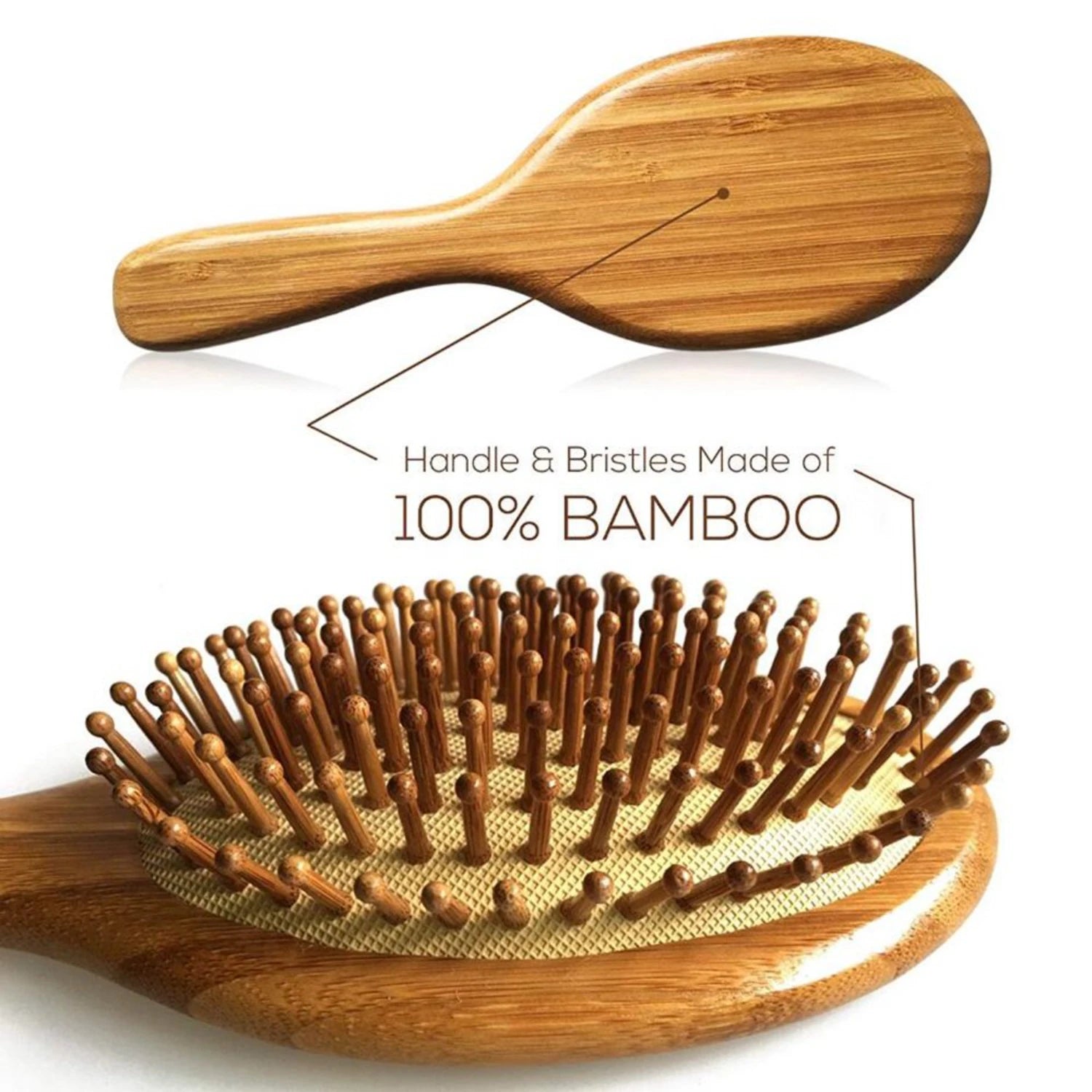 New Sdottor Wooden Bamboo Hair Brush