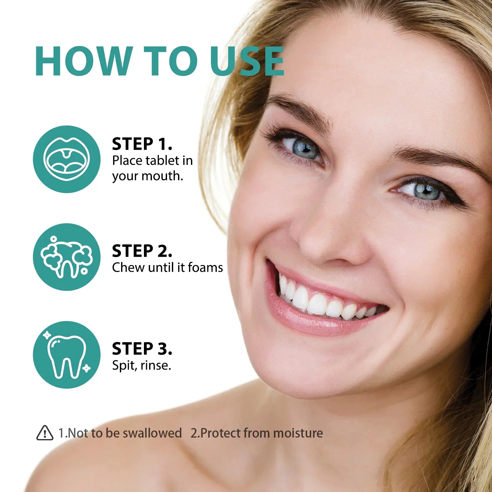 Color Correcting Toothpaste Tablets