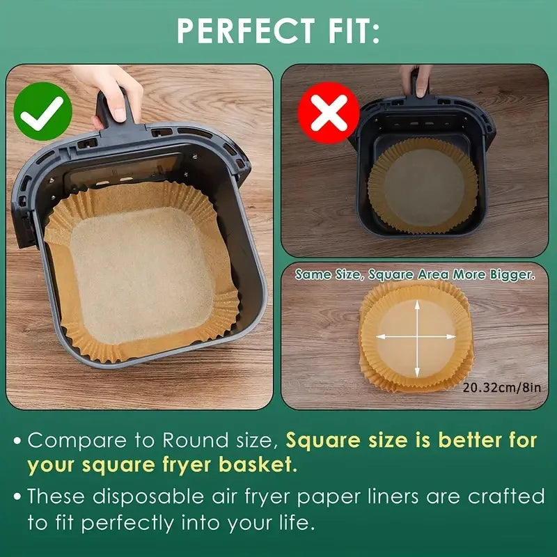 Air Fryer Special Paper Food Silicon Oil Paper