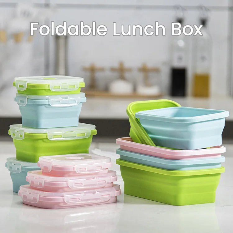 Silicone Foldable Lunch Box