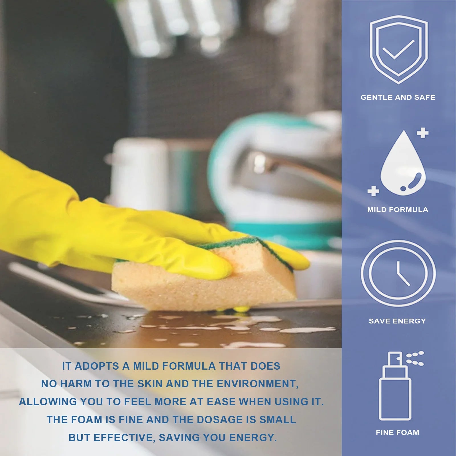 Multi-Purpose Kitchen Heavy Oil Cleaner Spray