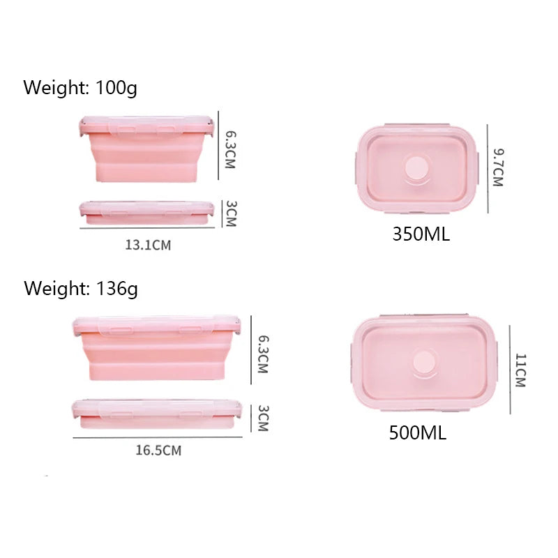 Silicone Foldable Lunch Box