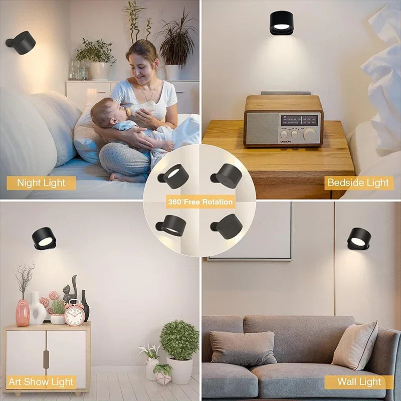 360 Rotatable Led Wall Lamp
